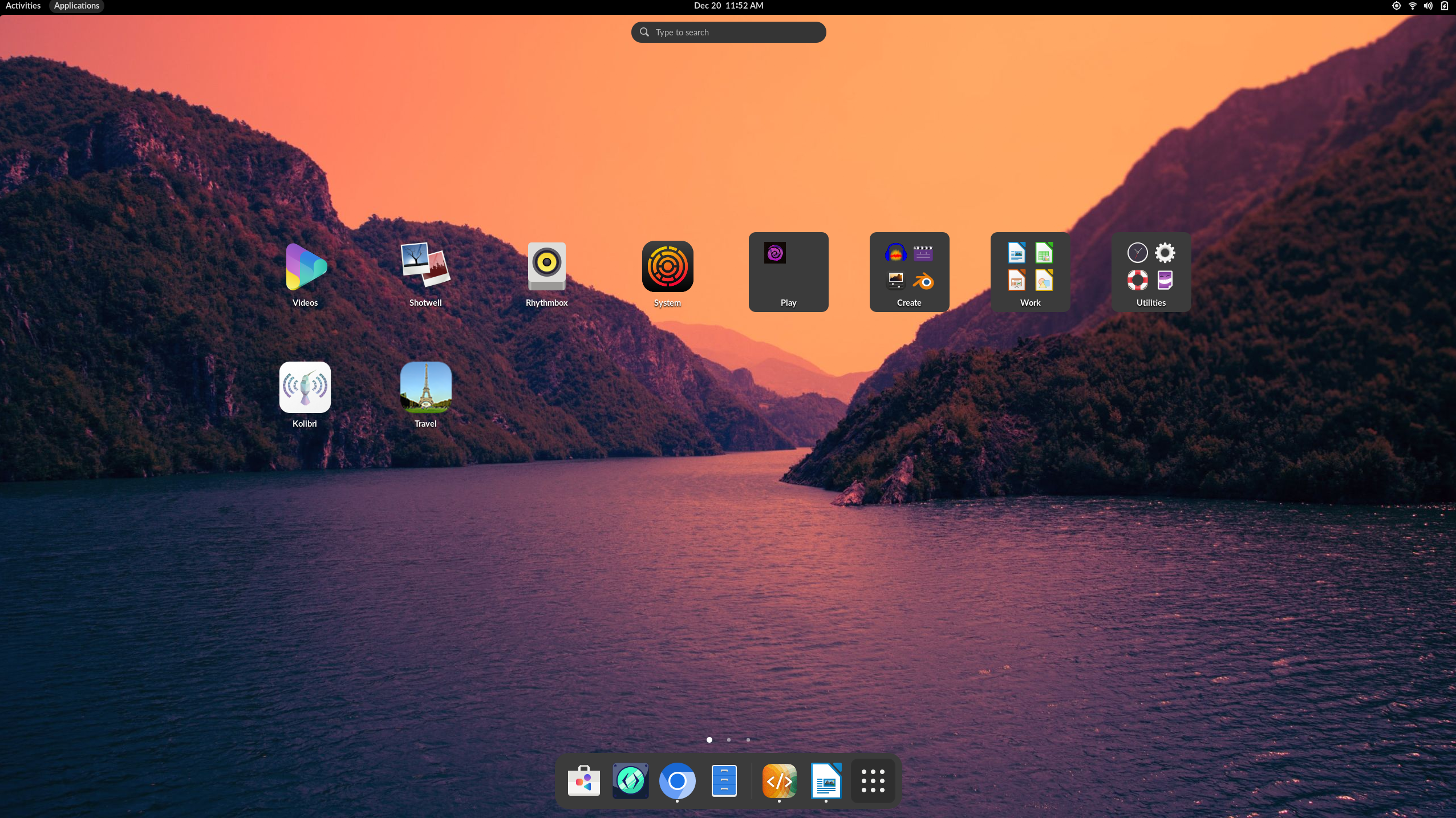 Endless OS Desktop